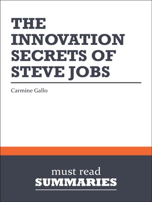 cover image of The Innovation Secrets of Steve Jobs - Carmine Gallo